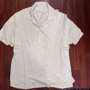 Men’s Club Monaco Polo linen shirt XL